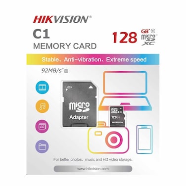 بطاقة ذاكرة هايكفيجين 8 جيجا M-SD، سلسلة C1 مع محول