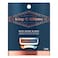Gillette King C Neck Shaving Razor Blades Silver 3pieces