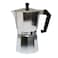 Klassica Aluminium 3 Cups Coffee Maker Silver And Black