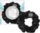 Invisibobble Sprunchie, True Black - Spiral Hair Ring Meets Scrunchie, No Kink, Strong Hold, Stylish Bracelet, 90S Trend - Suitable For All Hair Types