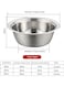 Stainless Steel Grating Basin Drain Silver 29x11x29cm