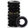 Kitsch Spiral Hair Ties, Coil Phone Cord Coils - 8 Pcs, Black