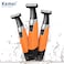 KEMEI-Kemei KM-1910 USB Rechargeable Men's Electric Shaver Body Face Electric Razor Hair Trimmer Face Care