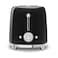 Smeg 50&#39;s Style Toaster TSF01BLUK, 950 W, Black, 6 Toasting Levels