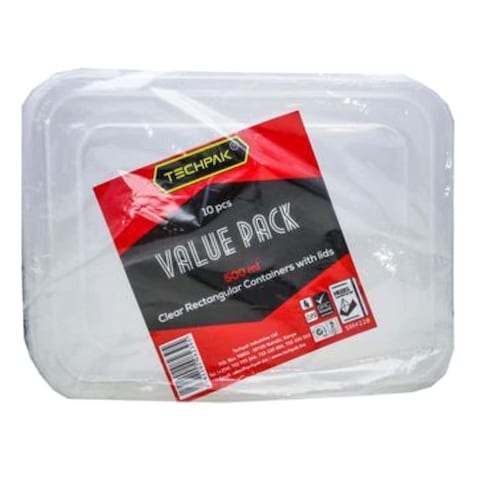 Techpak Clear Punnets 5X7/Deep