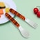 DINEWELL KIDS SPOON &amp; FORK SET SPOON TIGER, DWC2148TIG, 6"