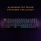 Glorious GMMK 2 96% Arabic &amp; English RGB Gaming Keyboard - TKL Hot Swappable Mechanical Keyboard, Linear Switches, Wired, TKL Gaming Keyboard, Full-Size Keyboard - Black RGB Keyboard