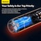 Baseus Car Vacuum Cleaner High Power, A3 Lite 12000PA Handheld Vacuum with USB C Fast Charging,Mini Hand Vacuum with Single Touch Empty, Mini Air Blower Inflator Pump Dust Buster for Car,Pet Hair,Desk