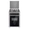 Super General Gas Cooker with Gas Oven and 4 Burners 60X60 SGC616FSBGOF&nbsp;Silver/Black