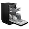 Beko Digital Slimline Dishwasher Half Load - 10 Persons - 5 Programs - 45 cm - Black - BDFS15020B