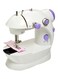 Generic Portable Mini Sewing Machine White/Purple