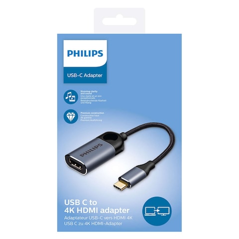 Philips USB-C To HDMI Adapter ADTRSWV6001