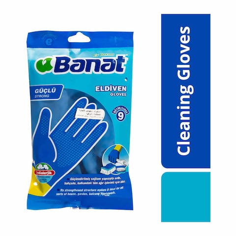 Banat Latex Strong Cleaning Glove - Size 9
