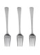 Royalford 3-Piece Dinner Fork Set Silver