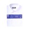 Texture Mens Shirt Long Sleeved Slim Fit Large White