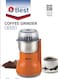 Techno Best Coffee Grinder 304 Stainless Steel, 100 Gram, 200 Watt, BCG-001, Orange &amp; Silver