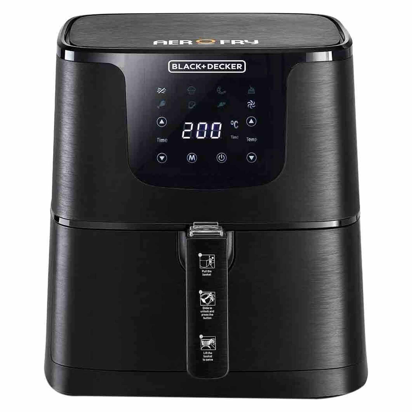 Black+Decker Digital Air Fryer Black 4.3L XL AF700-B5