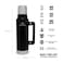 Stanley Classic Legendary Vacuum Bottle Matte Black 1.4L