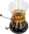 Coffee drip pot wooden neck 400ml with ss filter