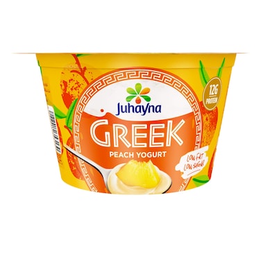 Juhayna Greek Yogurt with Peach - 180 gram