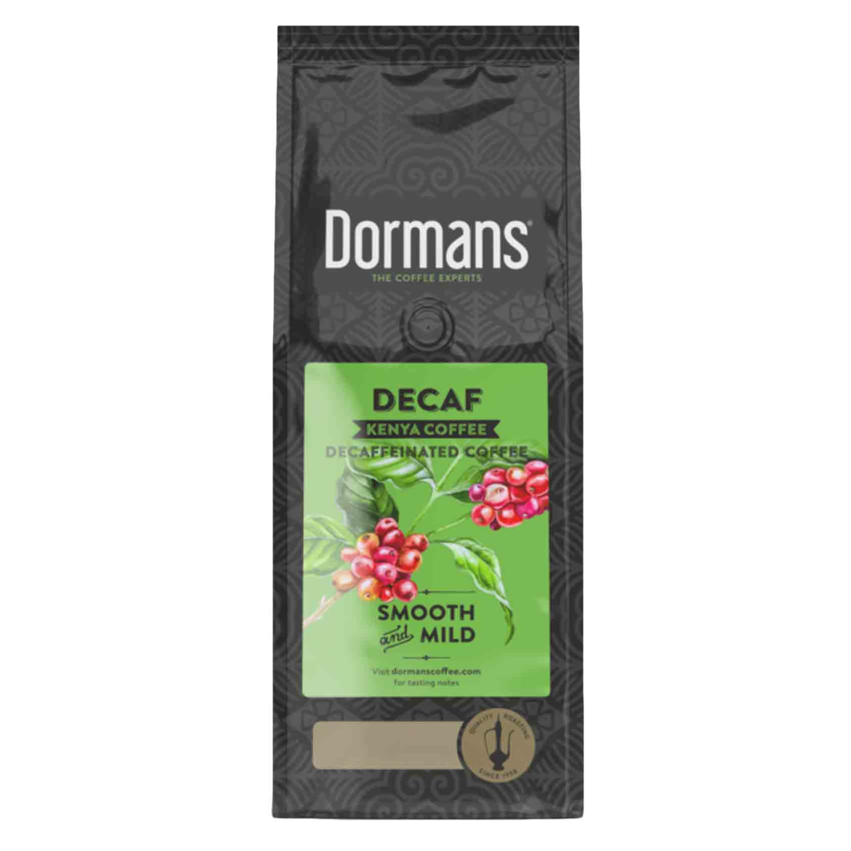 Dormans Decaffeinated Fine Grind Dark Roast Coffee 375g