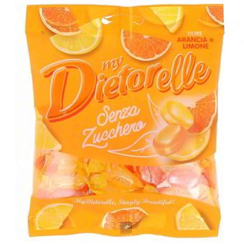 ديتوريل حلوى ستيفيا بالبرتقال والليمون خالية من السكر 70 غرام