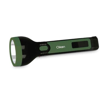 Clickon Rechargeable LED Flashlight 1000mAh Green/Black