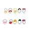 Aiwanto 3Pack Rubber Band Cute Hair Bands Kids Hair Band
