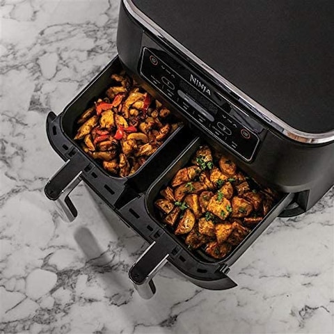 Ninja 7.6L Foodi Dual Zone Air Fryer And Dehydrator Af300Uk