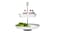 Serving stand, two tiers, white