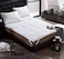 RISHAHOME Mattress Topper   Super King Size   Soft White   Microfibre   210x200x5 cm