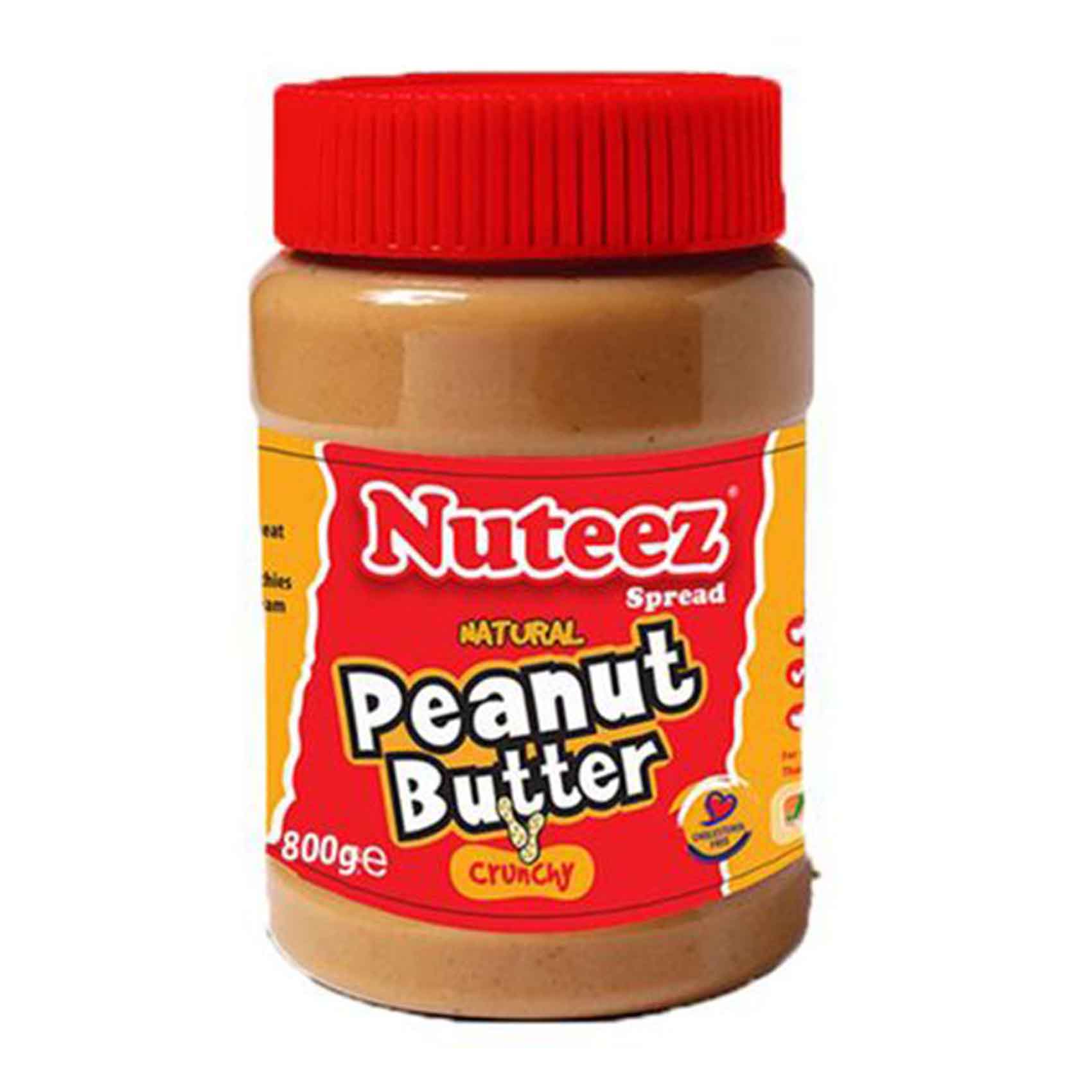 Nuteez Natural Crunchy Peanut Butter 800g
