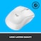 Logitech M220 Wireless Mouse, Silent Buttons, 2.4 Ghz With USB Mini Receiver, 1000 Dpi Optical Tracking, 18 Month Battery Life, Ambidextrous PC / Mac / Laptop, Off White