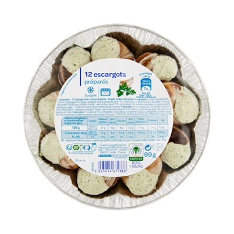 Carrefour Escargots Prepares 89GR