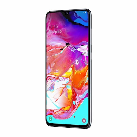 Samsung Galaxy A70 Dual SIM, 128GB, 6GB RAM, 4G LTE - Black