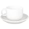 Generic 6-Piece Tea Cup And Saucer Set - White 180ml
