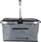 Royalford 24L Insulated Picnic And Grocery Basket- Rf11376 Closed Multi-Purpose Utility Basket With Aluminum Handle Break-Resistant, Light-Weight, Durable And Stylish Construction Grey