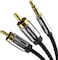 Vention RCA Audio Cable 3.5mm To 2RCA Y Splitter Stereo Audio Cable 2 RCA Phono Male To 3.5mm Compatible With DJ Controller Speaker TV Car Stereo Hi-Fi Amplifer Smartphones MP3 Tablets (2M)