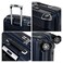 Eminent Hard Case Travel Bag Cabin Luggage Trolley Polycarbonate Lightweight Suitcase 4 Quiet Double Spinner Wheels With Tsa Lock KK10 Night Blue