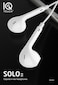 IQ TOUCH WIRED STEREO EARPHONE WITH 3.5MM JACK WHITE - SOLO-S3