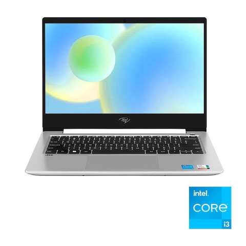 Itel Spirit 2 Laptop - Intel Core i3-1115G4 - 256GB SSD - 4GB RAM - 15.6-inch - Intel UHD GPU - Dos - Grey