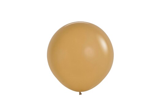 Sempertex 3 pcs, 24&quot; Round Balloons, 30g Latex Balloons, Latte