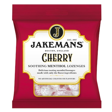 Jakemans Cherry Soothing Menthol Lozenges 73G