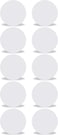 Rubik Ntag215 NFC Mini Coin Card Tags 13.56 MHz (Non Adhesive) Blank White PVC NFC NTAG 215 Coin Smart Cards Support (Round 25mm) (20 Coin Cards)