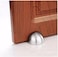 AL ARQAM Stainless Stee Half Round Door Stopper with Rubber Bumper Door Retainer (Pack of 1)