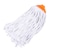 Delcasa Dc1167 Cotton Mop Head With Iron Pole - Long &amp; Durable Handle With Hanging Loop, Cotton Mop Wide Head With Looped Cotton Threads, Ideal For Cleaning All Kind Of Floors Under Sofa &amp; Beds