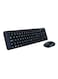 Mk220 Wireless Keyboard And Mouse Set black