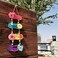 Summer Flip Flops Wooden Multi-Colour Hanging D&eacute;cor 38cm