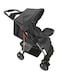 Moon Trek One Fold Adjustable Stroller With Swivel Wheel, Dark Grey