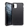 ITskins iPhone 11 Pro MAX Hybrid Fusion cover/case Dual Layer Carbon Fiber with HEXOtek 2.0 Drop Protection Compatible With Any Magnetic Car Mount System &ndash; Black